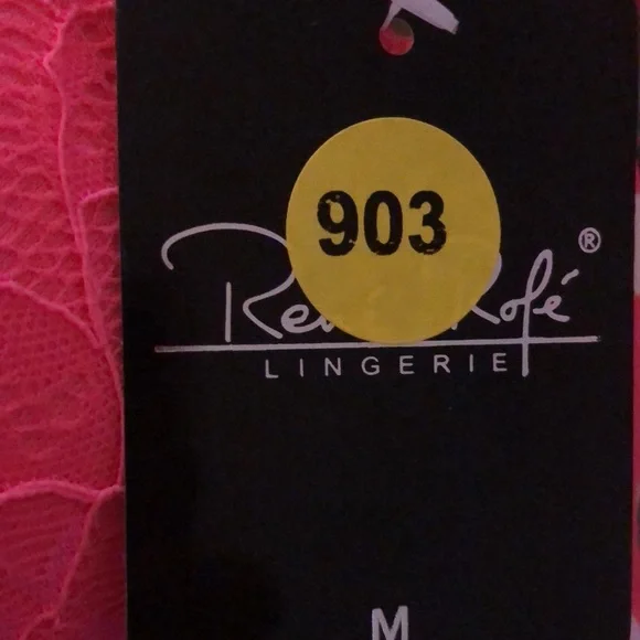 037 - Rene Rofe SEXY 2PC Lingerie Set Sz 6/8 M - Picture 10 of 10